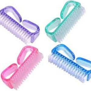 6pcs Big Handle Grip Nail Brush, Fingernail Scrub Cleaning Brush, Pedicure Cleaner Brushes.