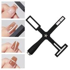 Gel Nail Polish Magnet, 5-in-1 Cross Shaped Cats Eye Gel Nail Polish(Pack of 1).
