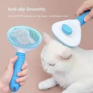 Self Cleaning Slicker Brush, Pet Grooming, Shedding Brush for Dogs and Cat Pet Massaging Tool