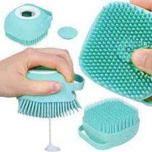 Body Scrubber with Soap Dispenser for Shower, 1 Pack Silicone Kids, Women.