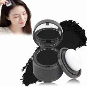 Conceals Hair Loss  Hair Powder Root Cover Up Black 1 Pcs
