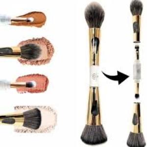 4 In 1 Brush  Double End Foundation Powder Eye Brush (Pack of 1)