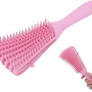 Pink Detangling Brush Multifunctional Octopus Hair Comb Scalp Massager 1 Pcs