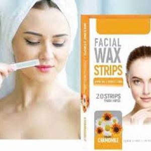 20 Pcs Wax Strips for Facial Hair Removal