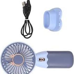 Hand Fan Built-In Rechargeable Battery Operated Summer Cooling Mini Fan  1 Pcs