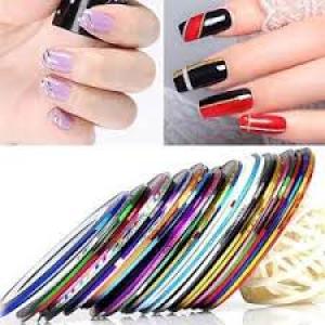 Nails Art Tape Lace Line Strips Decoration Stickers UV Gel Polish for Nail Art Decals 1 Pcs