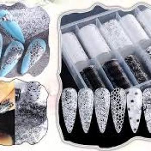 (10 Rolls) Nail Foil Transfer Sticker