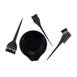 Hair Coloring Dyeing Kit Brush with Bowl 4 set