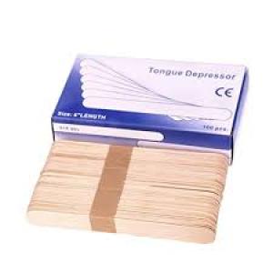 Depressor Wooden Stick Non-Sterile (Pack of 100)