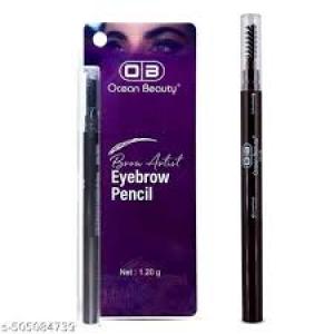 Ocean Beauty Brow Artist Eyebrow Pencil, Dark Brown 1 Pcs