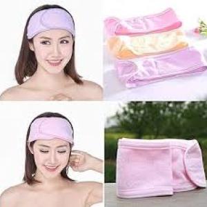 Women Facial Spa Headband, Adjust Hair Band For Bath Shower Towel Wrap Head Band (Pack of 1).Multicolor