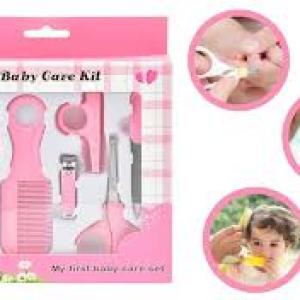 Baby Grooming Kit Infant Nursery Set Manicure Set Newborn Healthcare Kit  (Pink) 1 Pcs