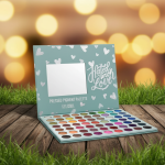 Ocean Beauty  63 Color Pressed Pigment Eyeshadow Palette ( Glitter, Shimmer, Matte,  Metalic ) 1 Pcs