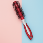 Hair Curling Roller Round Comb Brush paçk of 2