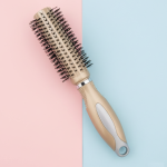 Hair Curling Roller Round Comb Brush paçk of 2