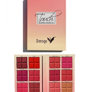 12 Color Touch Cheek Blush and Contour Makeup, Powder Palette - Lightweight,