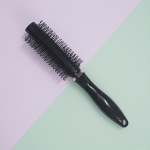 Hair Brush Comb Round Comb Twill with Wood Handle 1 Pcs