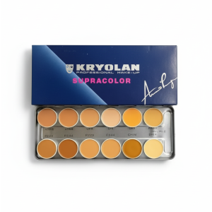 12 Shades Supracolor Flawless Super Blendable, Waterproof, Long Lasting Mousse Foundation.