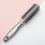 Hair Curling Roller Round Comb Brush paçk of 2