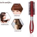 Hair Curling Roller Round Comb Brush paçk of 2