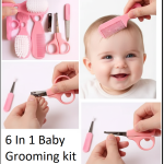 Baby Grooming Kit Infant Nursery Set Manicure Set Newborn Healthcare Kit  (Pink) 1 Pcs