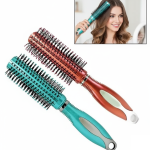Hair Curling Roller Round Comb Brush paçk of 2