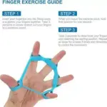 Finger Stretcher Resistance Band Hand Grip/Fitness Grip (Pack of 1)