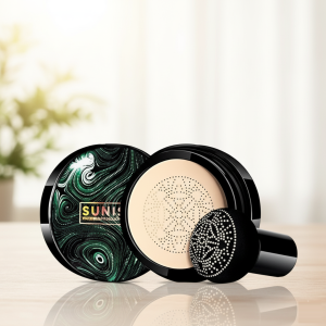 Mushroom Head Make up Air Cushion BB Cream Waterproof Liquid FOUNDATION (Pack o f 1).