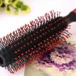 Curling Roller Comb Hair Brush With Professional Paddle Hair Brush Comb  2 Pcs