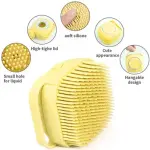 Body Cleaning Brush for Use in Shower Soft Bath Room Brush Foot  1 Pcs