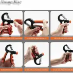 Adjustable Hand Grip Strengthener, Hand Gripper for Men & Women for Gym Workout Hand Grip 1 Pcs