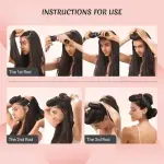 Overnight Heatless Curls Blowout Rods for All Hair Types Hair Curler  (Pink) 1 Pcs