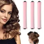 Overnight Heatless Curls Blowout Rods for All Hair Types Hair Curler  (Pink) 1 Pcs
