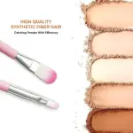 Professional Mini Pink Makeup Brush (Set of 7)