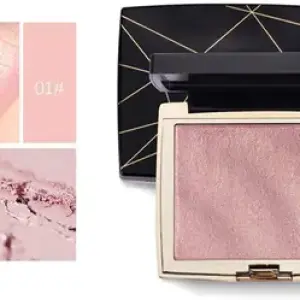 Shimmer Face And Body Highlighter Powder Palette  1 Pcs