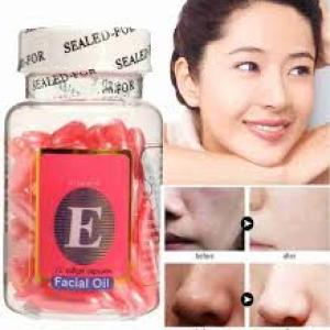 Facial Capsules for Glowing Skin Aloe Vera And Vitamin E  (60 g) 1 Pcs