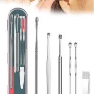 Ear Wax Removal Tool Set 6-in-1 Earwax Removal Kit (Pack of 1).