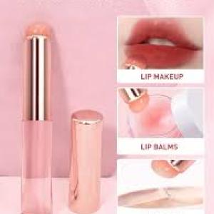 Lipstick Brush Silicone Lip Brush with Cover Lipstick Makeup Brushes Women 1 Pcs