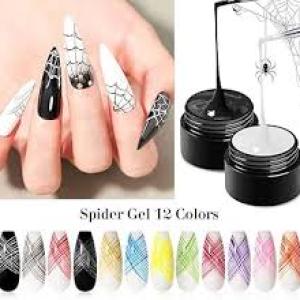 Gel for Nail Decoration Spider Nail Set (White)