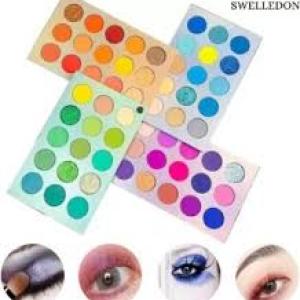 60 Colors Eyeshadow Palette Mattes And Shimmers High Pigmented (Pack of 1).
