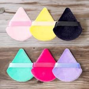 6 Pieces Powder Puff Soft Face Triangle Makeup Puff (multicolors)