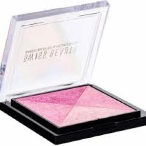 4 Shades Beauty Face Blusher and Highlighter (Pack of 1)