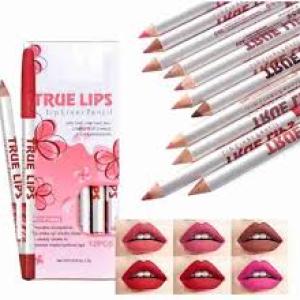 High quality makeup matte colorful wood material lipliner lip pencil(1 pcs).