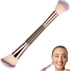 Foundation Brush Make Up Brush Flat Top Brush 2 in 1 Double-Sided Beauty Makeup Tools 1 Pcs