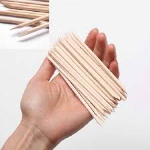 100Pcs Nails Orange Wood Stick For Cuticle Pusher Remover