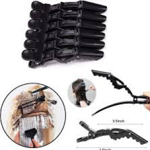 6 Pcs Hair Clip For Styling And Sectioning, Hair Barrett For Women, Professional Salon Clip For Hair Styling (Black)