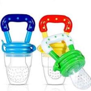 Baby Fruit Feeder for 3 to 12 Months,(Multicolour) 1 Piece.