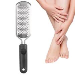 Stainless Steel, Foot Filer & Pedicure, Heel Scrubber Foot Scrubber for Dead Skin -Black