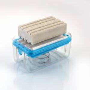 Soap Roller Dispenser Soap, Reduce Waste, Washing Box Holder(Blue) 1 Piece