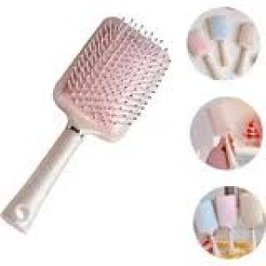 Large Square Paddle Brushes for Hair Brush Pink Color Pack Of 1